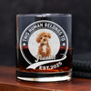 Custom Photo This Human Belongs To Pet - Personalized Whiskey Glass CH07 895492