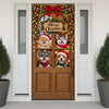 Custom Dog Photo Merry Christmas Home Decor Door Cover CH07 180622