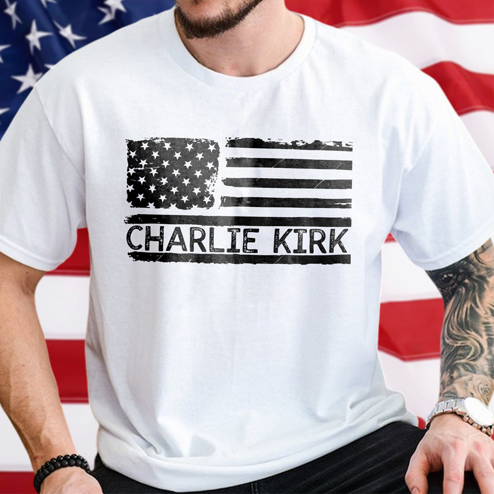Charlie Kirk Memorial Bright Shirt HA75 644014