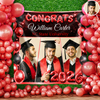 Custom Photo Congrats 2026 Graduation Balloons Backdrop HA75 920468