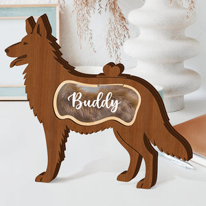 Personalized A Bond That Never Fades Pet Memorial Fur Urn Keepsake Gift For Dog Lovers HO82 894292