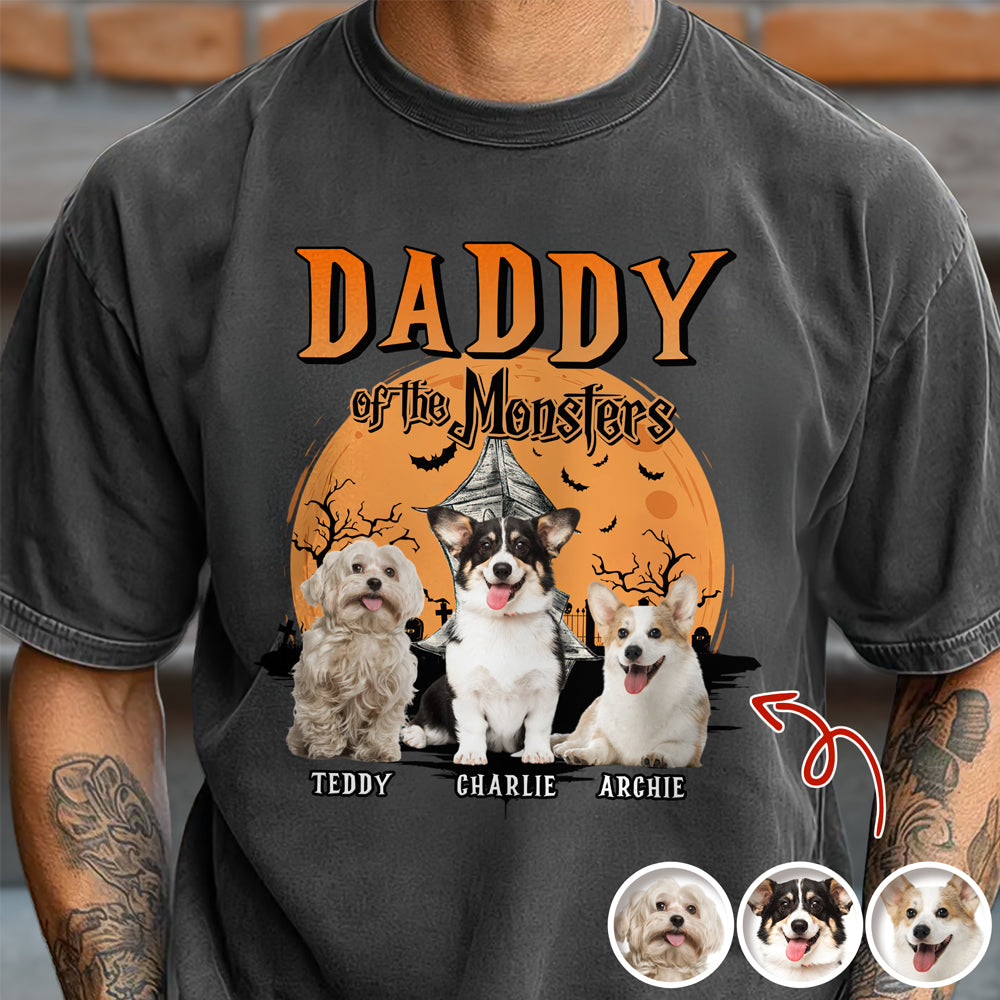 Mother Of Monsters Custom Dog Cat Photo Halloween Comfort Color Shirt CH07 899432