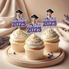 Custom Photo Class of 2026 Graduation Decoration Cupcake Toppers HA75 891996
