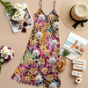 Custom Photo Dog And Leopard Summer Hawaii Maxi Dress For Dog Lovers LM32 893317