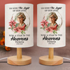 Custom Photo Dad Mom In Heaven Fabric Lamp TH10 892849