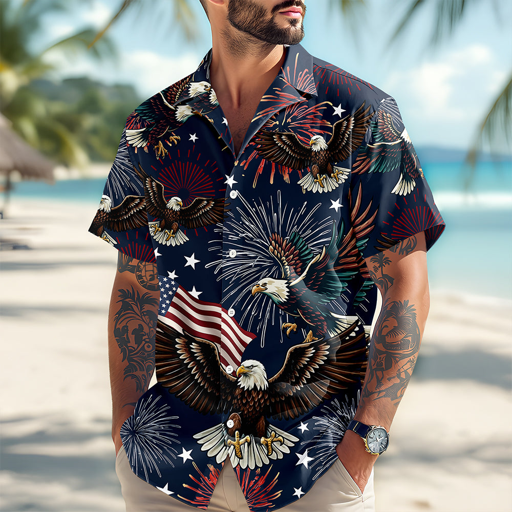 USA 250th Anniversary Eagle 1776-2026 Hawaii Shirt HA75 920852