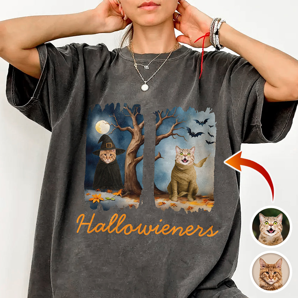 Custom Dog Cat Photo Hallowieners Comfort Shirt For Halloween TH10 896161