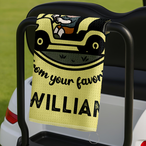 Custom Cute Photo For Dad From Your Favorite Persons Golf Towel LM32 893607
