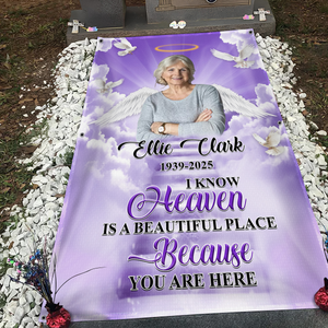 Custom Photo If Tears Could Build A Stairway Personalized Memorial Blanket Memorial Gift For Loss Of Loved One HO82 894252