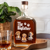 Custom Dog Photo The Dog Father Whiskey Bottle Gift For Father's Day LM32 893661