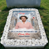 Upload Memorial Photo Personalized Heaven Gate Sky Grave Blanket Remembrance Gift CH07 895430
