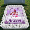 Custom Memorial Photo Forever In My Heart Grave Blanket In Loving Memorial Gift CH07 895396
