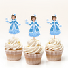 Custom Photo Princess Cupcake Toppers Personalized Birthday Gift Princess Party Decor CH07 895436