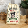 Personalized Dog Photo North Pole Express Christmas Santa Sack For Dog Mom Dad CH07 180452