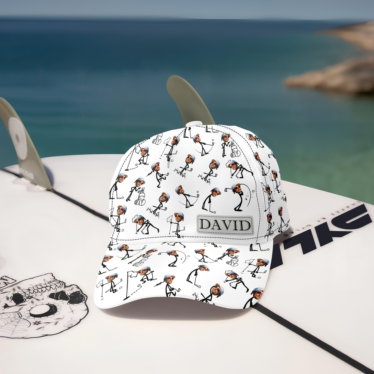 Custom Photo Funny Gift For Golf Dad Classic Cap TH10 894145