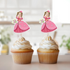 Custom Photo Princess Cupcake Toppers Personalized Birthday Gift Princess Party Decor CH07 895436