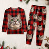 Custom Cat Face Photo With Christmas Accesories Sleepwear CH07 899250