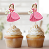 Custom Photo Princess Cupcake Toppers Personalized Birthday Gift Princess Party Decor CH07 895436