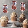 Graduation Class 2025 Cupcake Toppers Personalized Gift HO82 893772