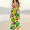 Custom Photo Human I Love My Husband Hawaii Maxi Dress LM32 893403