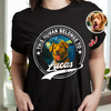 Custom Photo This Human Belongs To Dog Van Gogh Style Dark Shirt HA75 897216