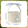 Personalized Name Bunny Rabbit Basket Embroidered Easter Basket Easter Gift for Kid HA75 920802