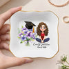 Personalized Birth Flower Class of 2026 Graduation Jewelry Dish HO82 901780