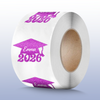 Personalized Name Class Of 2026 Glitter Hat Graduation Roll Sticker LM32 899353