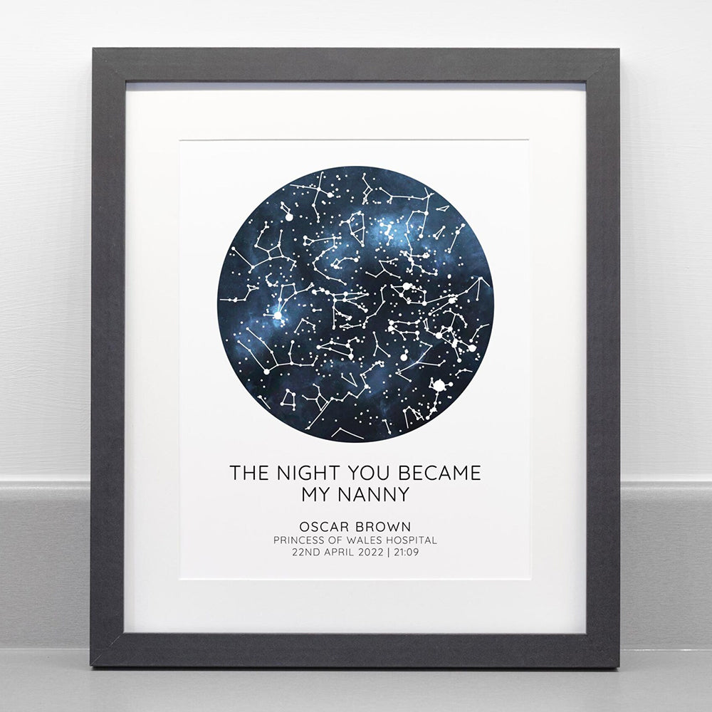 The Stars On The Night You Became My Mother Personalized Picture Frame Mother's Day, Father's Day Gift HA75 920862