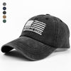 Charlie Kirk Memorial Washed Denim Baseball Cap HA75 64462