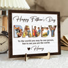 Upload Photo Happy Father's Day 2-Layered Wooden Plaque With Stand HA75 892516
