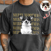 Personalized Vintage Dog Cat Photo Merry Christmas Comfort Shirt Gift For Dog Lovers HA75 922110
