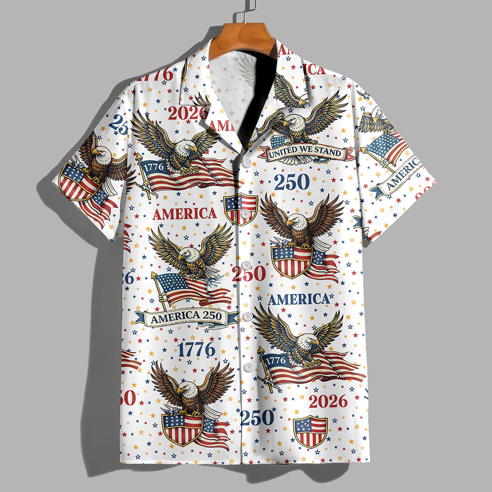 250 Years America 1776-2026 Patriotic Hawaii Shirt HA75 920106
