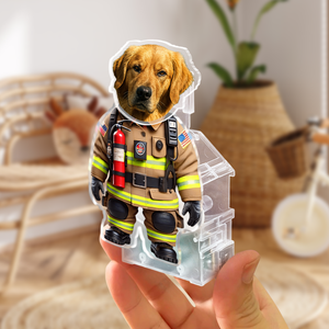 Custom Photo Cool Dog Cat Career Uniforms Shaking Head For Pet Lover TH10 892895