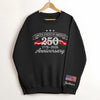 Custom Name United States Of America 250th Anniversary 1776-2026 Sleeve Embroidered Sweatshirt LM32 899591