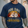 Custom Photo Dog Dad The Man The Myth The Snack Dealer Dark Shirt HO82 902504