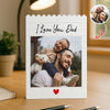 Custom Photo I Love You Dad Happy Father's Day Building Block CH07 910780