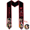 Custom Photo Class of 2026 Glitter Graduation Stole – Personalized Grad Sash LM32 899321