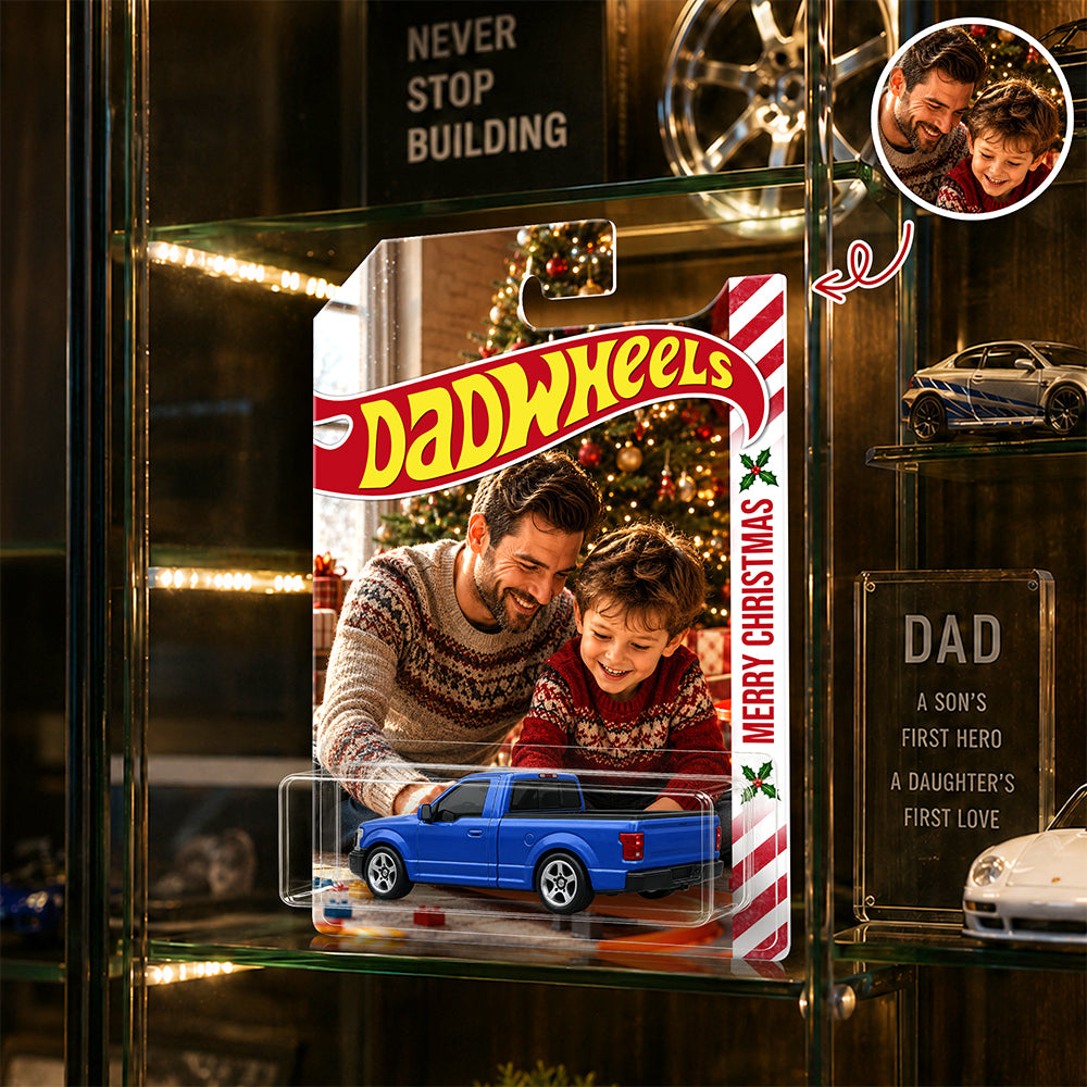 Personalized Dad Wheels Packaging for Dad, Christmas Custom Collector Gift HO82 903172