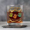 Custom Kid Names To Papa From The Reasons You Drink Whiskey Glass CH07 911230