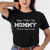 Grandma Title Patchwork Personalized Dark Shirt Happy Mother's Day Gift HA75 920704