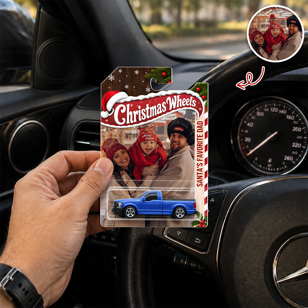 Personalized Santa Wheels Family Christmas Gift CH07 180324
