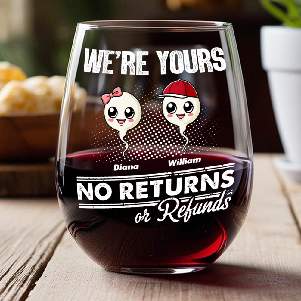 Personalized You Made The Choice And We're Yours Chaos Wine Glass LM32 893283