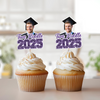 Custom Photo Class of 2026 Graduation Decoration Cupcake Toppers HA75 891996