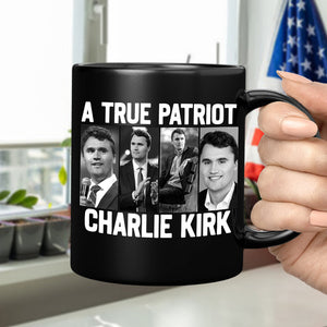 Justice for Charlie Kirk - Prayers Up for Charlie Black Mug HA75 64490