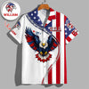 Custom Name American Pride Patriotic 250th Anniversary Eagle Hawaii Shirt HA75 921096