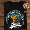Custom Photo This Human Belongs To Dog Van Gogh Style Dark Shirt HA75 897216