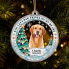 Custom Dog Photo In Loving Memory Christmas Acrylic Ornament Pet Loss Keepsake Gift CH07 180536