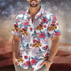 Custom Pet Photo Best Dog Dad Ever - Personalized Independence Day Hawaiian Shirt CH07 895774