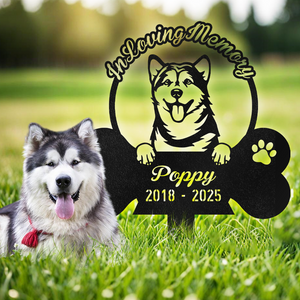 In Loving Memory Personalized Dog In Heaven Garden Stake CH07 896294